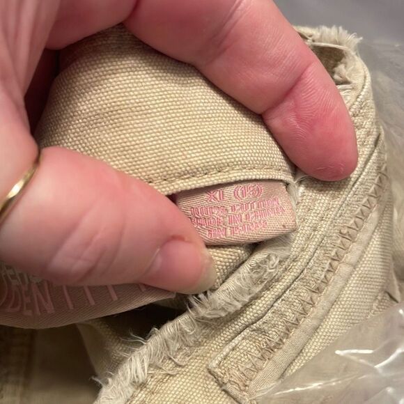 Personal Identity Teen's Close Neck Cropped Denim Jacket Size XL/15 - Picture 15 of 16